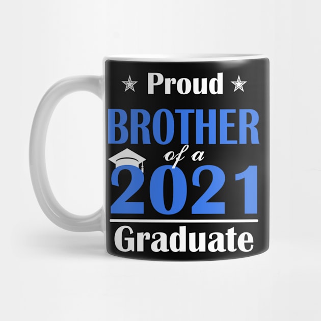 Proud Brother of a 2021 Senior Graduation 2021 Gift by Trendy_Designs